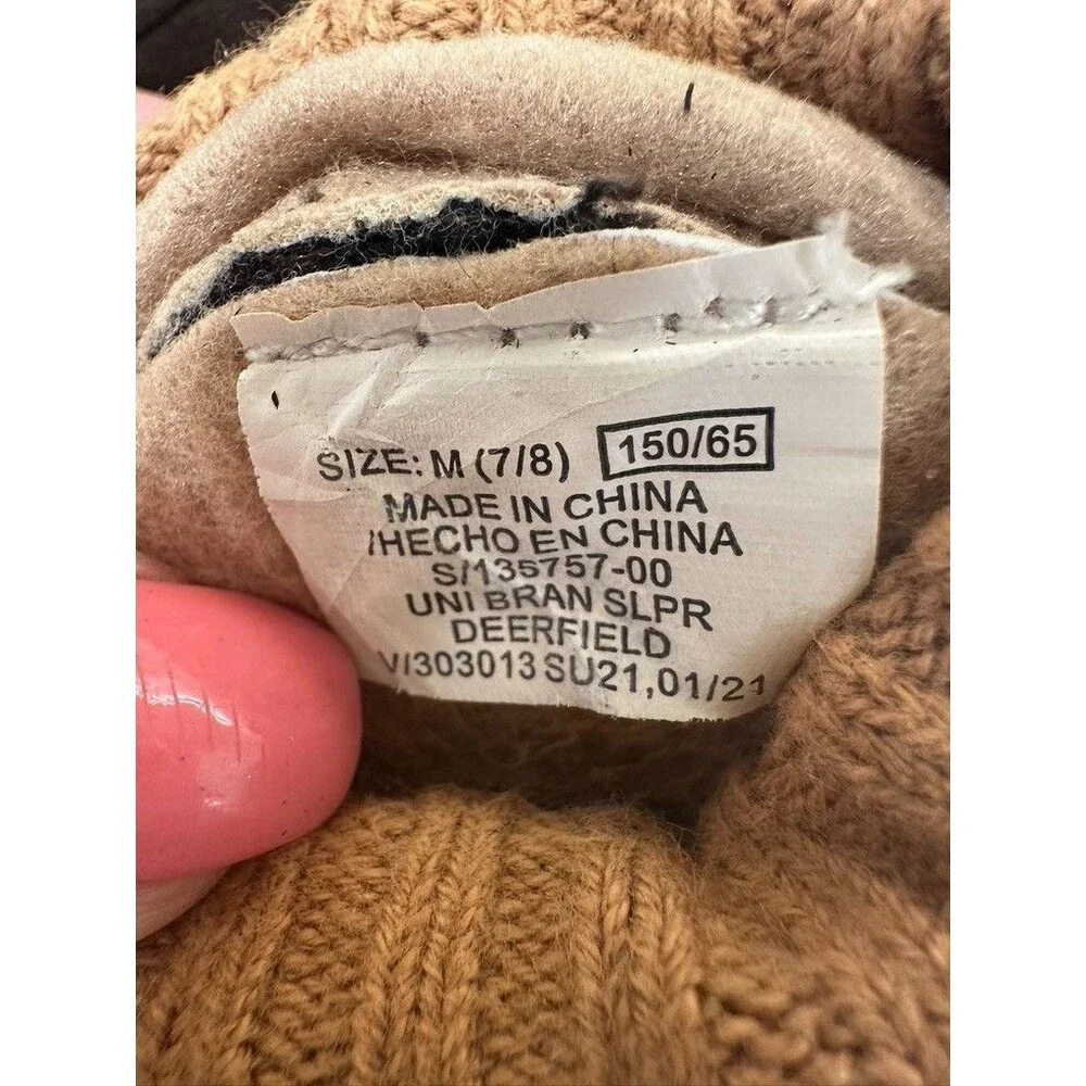 Baby Gap Cozy Bear slippers-Unisex size Medium 7/8
